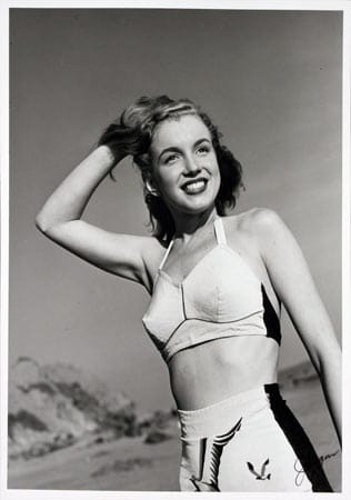 Marilyn posierte schon als 19-Jährige gekonnt für die Kameras.