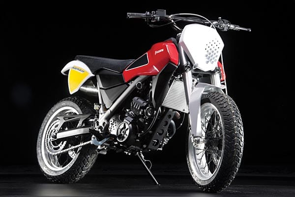 "Concept Moab" nennt sich diese moderne Interpretation eines Scramblers von Husqvarna, was in den 60er-Jahren ein beliebtes geländetaugliche Motorrad war.