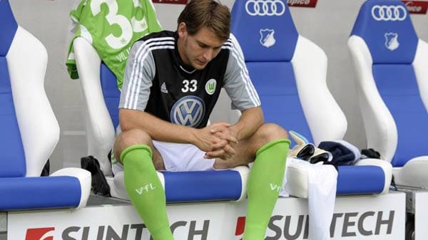 Patrick Helmes fristet in Wolfsburg ein Reservistendasein.