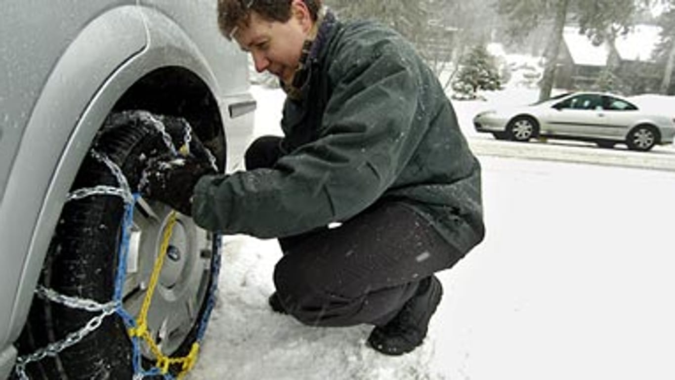 Schneeketten: Laut ADAC die beste Traktionshilfe im Schnee