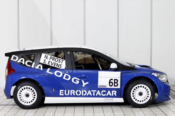 Mit dem Lodgy Glace nimmt Dacia an der Trophée Andros teil.