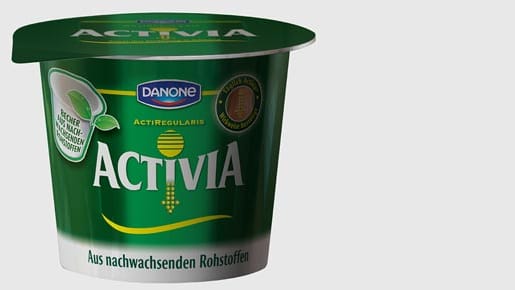 Danone wirbt nicht mehr mit umweltfreundlichem Joghurtbecher.