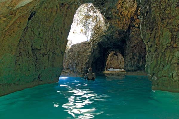 Das Höhlenbad in Miskolc-Tapolca findet sich in einer urigen Karsthöhle