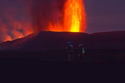 Der Vulkan in Kongo soll Touristen anlocken.