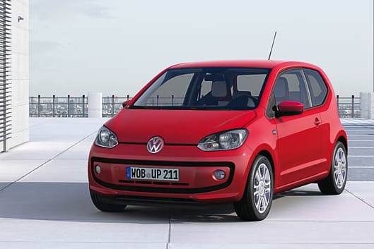 Neuer Kleinstwagen, der aber teuer werden kann: VW up! Immerhin gibt es die Basisversion für unter 10.000 Euro.