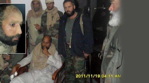 Saif al-Islam galt als potentieller Nachfolger des langjährigen libyschen Diktators Muammar al-Gaddafi Saif al-Islam galt als potentieller Nachfolger des langjährigen libyschen Diktators Muammar al-Gaddafi