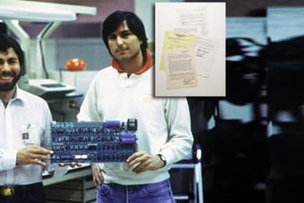 Steve Jobs (im Bild rechts) gründete Apple im Frühjahr 1976