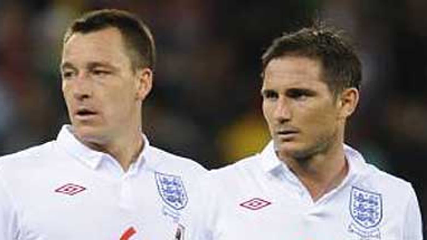 Letzte Chance auf einen Titel? England-Stars John Terry (l.) und Frank Lampard.