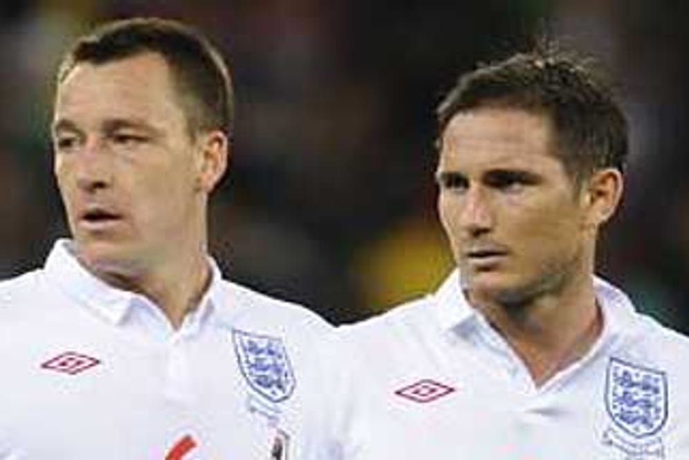 Letzte Chance auf einen Titel? England-Stars John Terry (l.) und Frank Lampard.