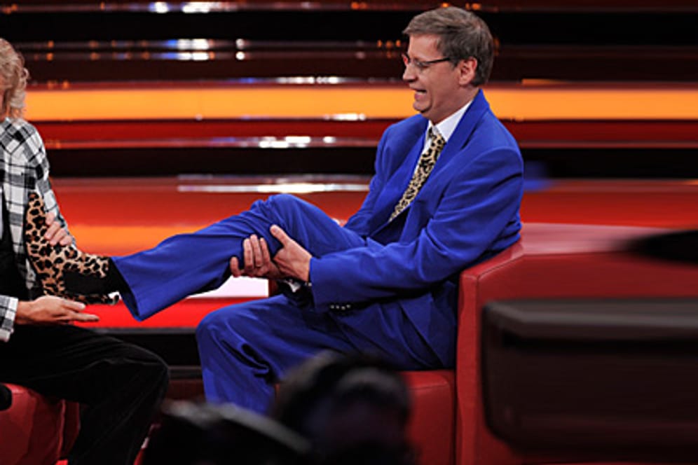 Günther Jauch (rechts) passt offenbar nicht in Gottschalks Fußstapfen.