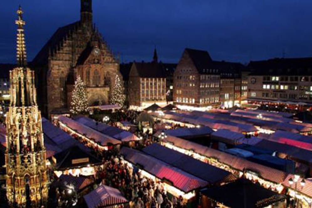 Der wunderschöne Christkindlesmarkt in Nürnberg
