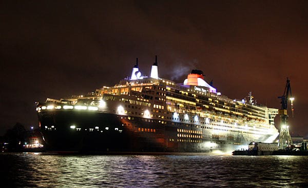 Zuletzt war die Queen Mary 2 am 6. Dezember 2012 in Hamburg