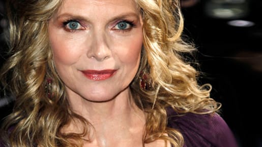 Strahlend schöne Michelle Pfeiffer.