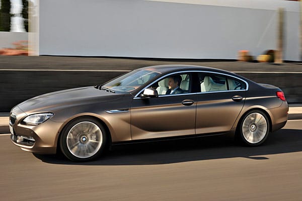 Aber auch BMW greift an: Das neue 6er Gran Coupé ist ein Konkurrent von Porsche Panamera, Mercedes CLS und Audi A7.