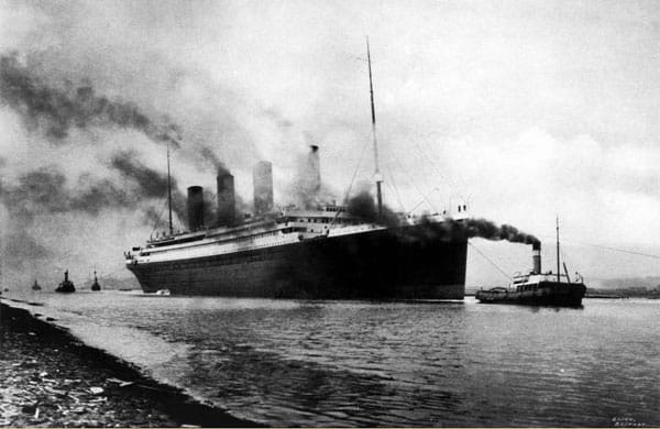 Die Titanic galt als unsinkbares Schiff.