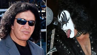 Gene Simmons, mit und ohne Schminke