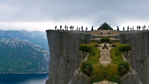 Der Preikestolen - ein echter Kick.