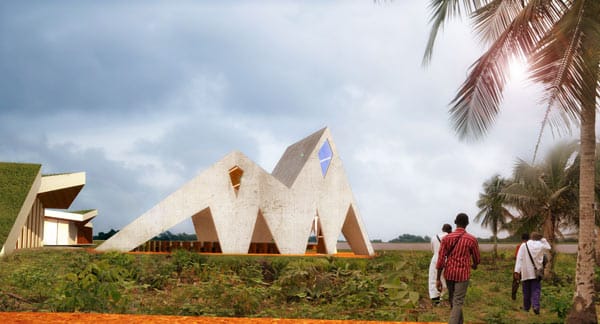 Die Aging in Africa Church ist dagegen noch nicht einmal gebaut. Sie soll in den nächsten anderthalb Jahren in Lagoon Aby in der Elfenbeinküste entstehen.