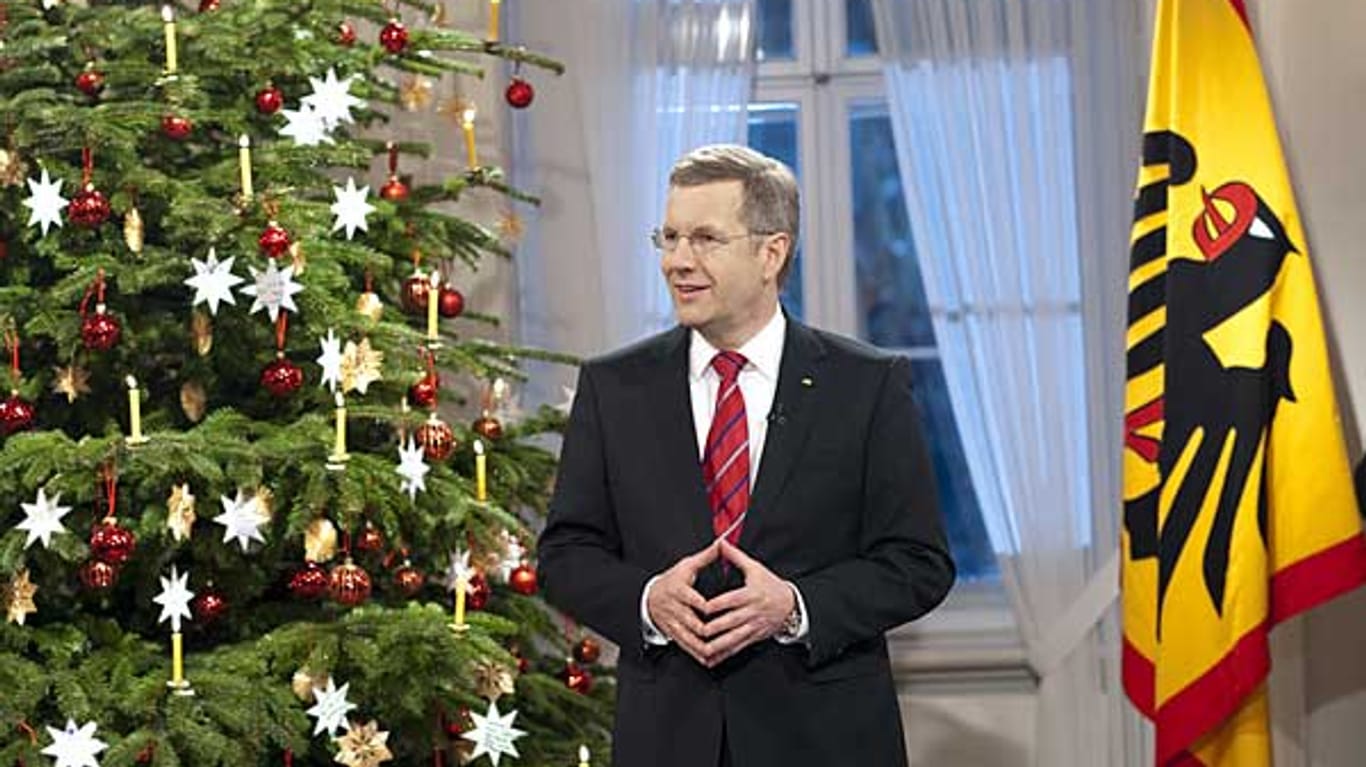 Bundespräsident Wulff äußert sich auch in seiner Weihnachtsansprache nicht zur Kredit-Affäre