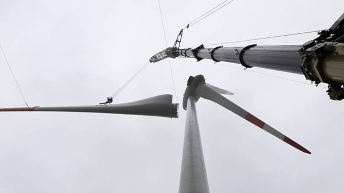 Windrad: Der Ausbau der Ökoenergie läuft noch nicht rund