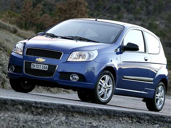 Chevrolet Aveo. Listenpreis: 11.990 Euro, Preisvorteil: 3250 Euro oder 27 Prozent.