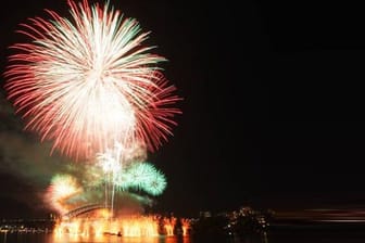 Sidney: Feuerwerk an der Habour Bridge
