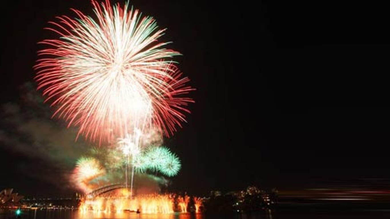 Sidney: Feuerwerk an der Habour Bridge