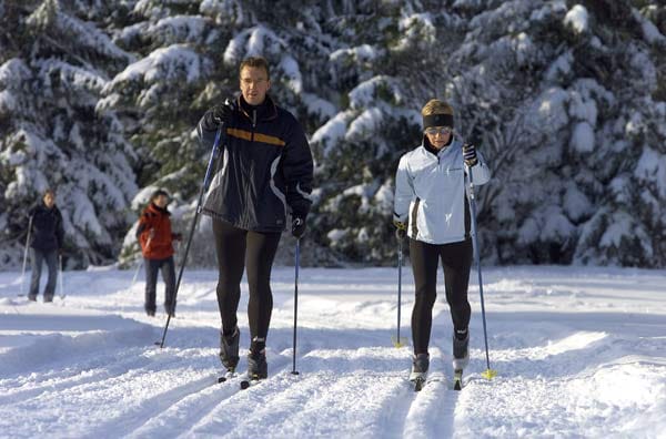 Rund 300 Kilometer Loipen machen die Wintersportarena Sauerland zu einem wahren Dorado für Skilangläufer. Ein Highlight ist die 54 Kilometer lange Rothaarloipe.