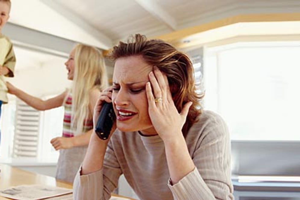 Burnout: Mütter sind besonders gefährdet.