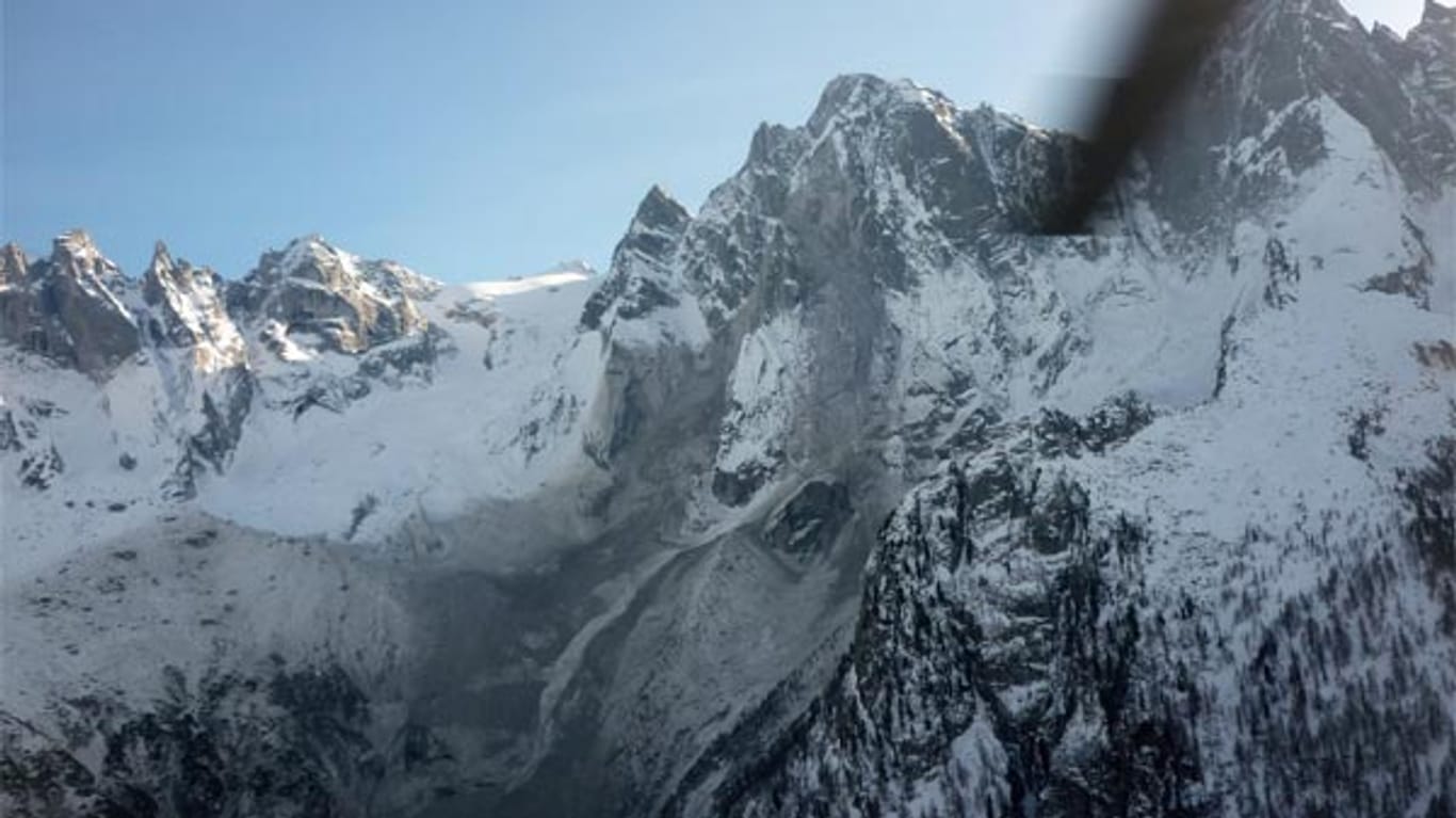 Eine gigantische Gesteinslawine ist in den Ostschweizer Alpen abgegangen