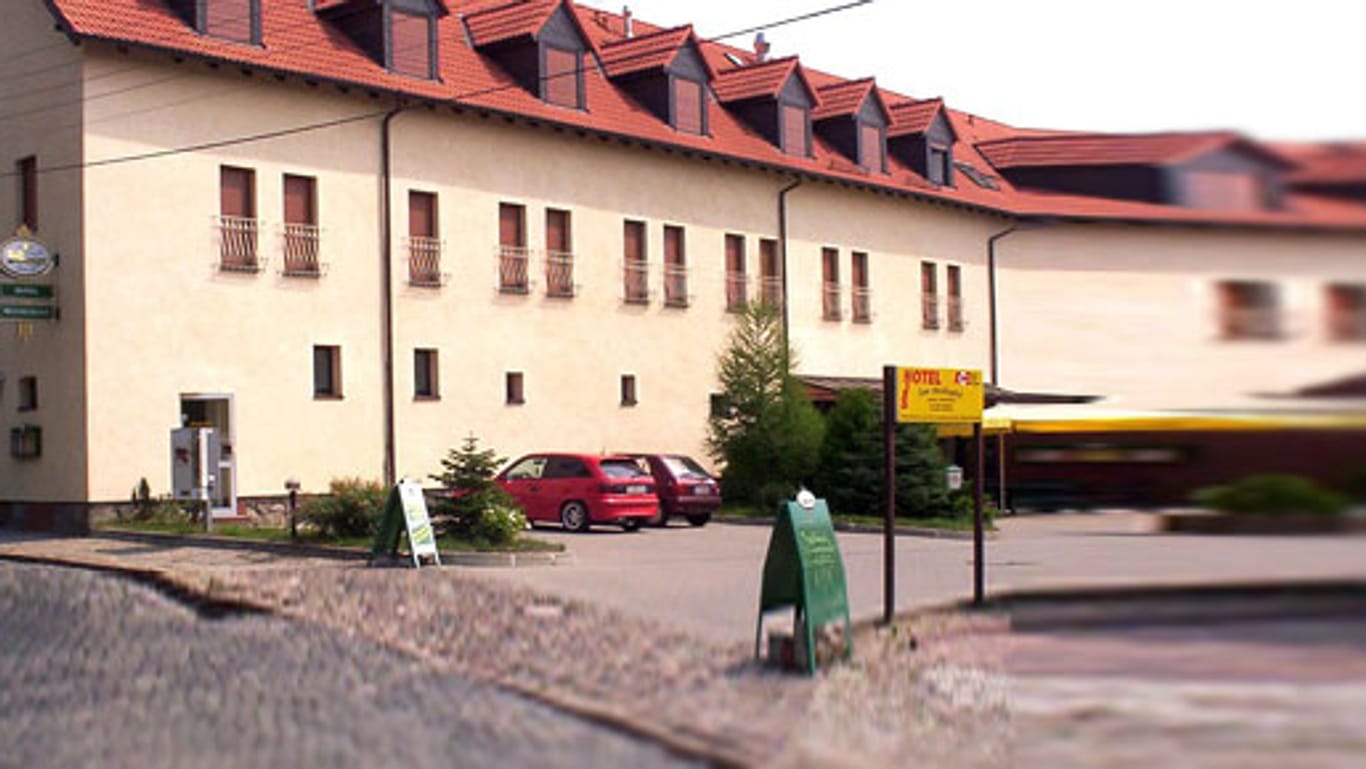 Das "Hotel Zum Abschlepphof" in Leipzig