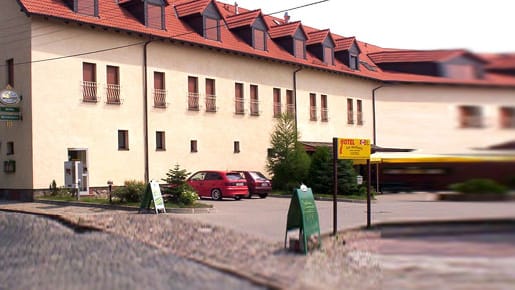 Das "Hotel Zum Abschlepphof" in Leipzig