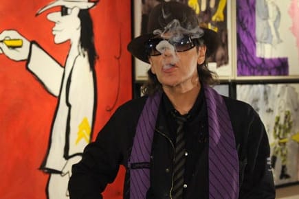 Udo Lindenberg Ende 2011 bei einer Ausstellung seiner Gemälde im Museum für Kunst und Gewerbe in Hamburg.