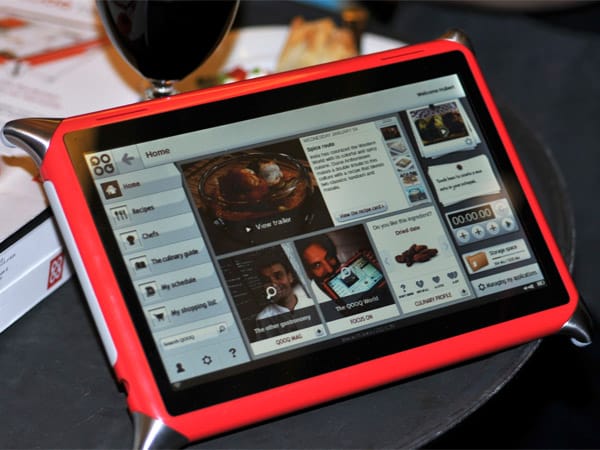 Der "Qooq" ist Tablet-PC speziell für die Küche und kommt aus Frankreich.