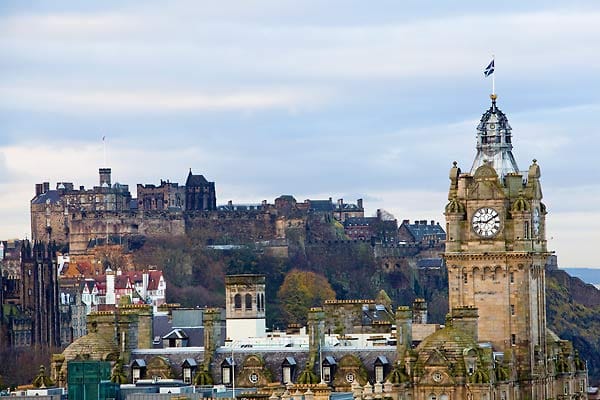 Die schottische Hauptstadt Edinburgh
