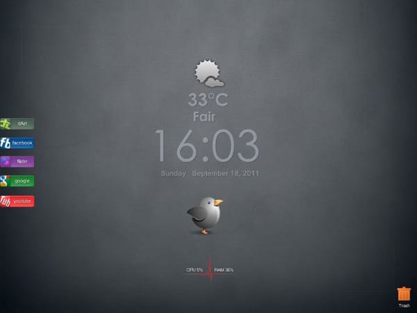 Gratis-Download Rainmeter Shortcuts.