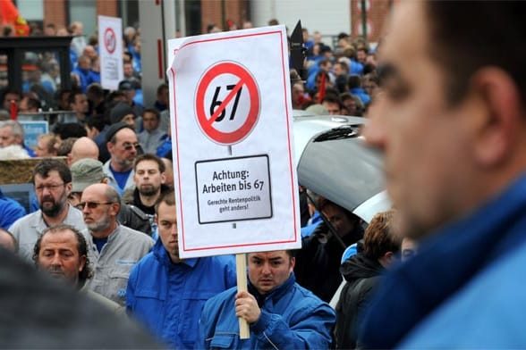 Viele sind gegen das Rentengesetz