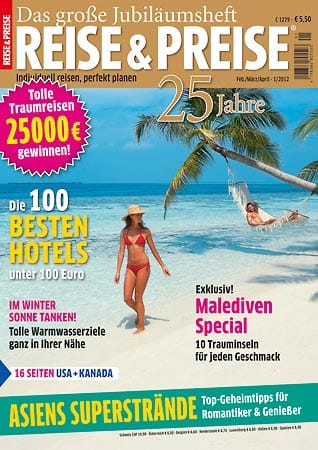 Die aktuelle Ausgabe der Zeitschrift "Reise & Preise".
