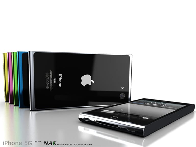 NAK Phone Design sieht die Entwicklung des iPhone 5 eher in Richtung iPod fortschreiten. So soll es demnach mehrere Farbvarianten zur Auswahl geben.