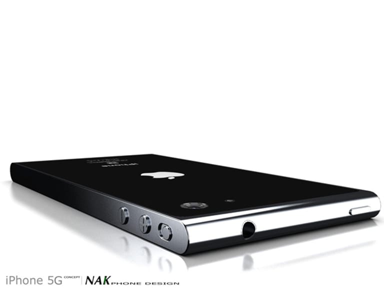 NAK Phone Design sieht für das iPhone 5 eher eine Kombination aus glänzendem und mattem Metall als Material für das Gehäuse.