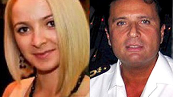 Die 25-jährige Moldauerin Domnica Cemortan war auf der Brücke bei Kapitän Francesco Schettino - zum übersetzen Die 25-jährige Moldauerin Domnica Cemortan war auf der Brücke bei Kapitän Francesco Schettino - zum übersetzen