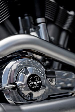 Den zehnten Geburtstag feiert die V-Rod von Harley Davidson.