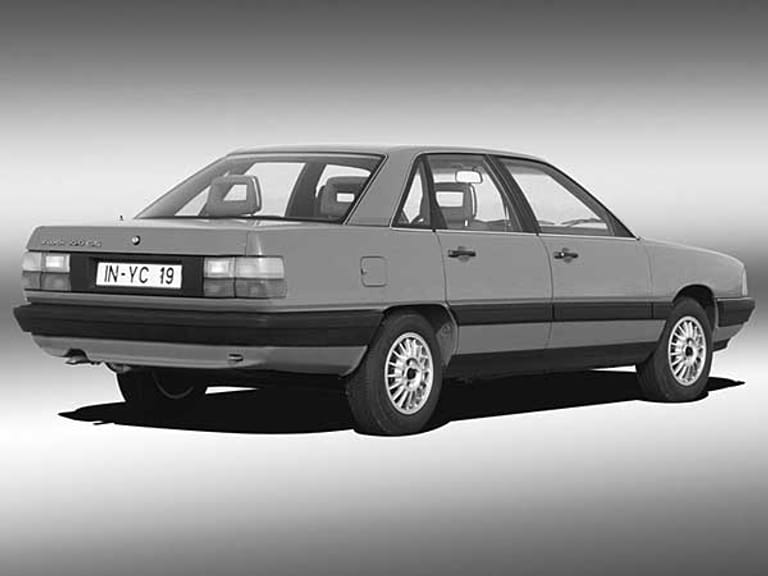 Die dritte Generation des Audi 100 stellte 1982 einen Weltrekord auf. Der cw-Wert der windschlüpfrigen Limousine lag bei 0,30.