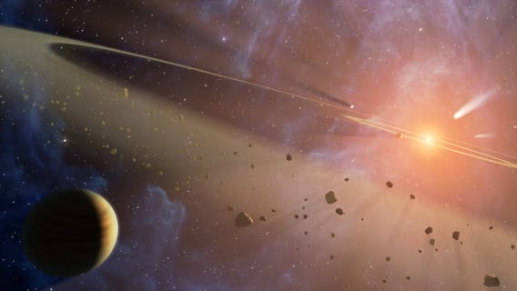 Gefährliche Asteroidengürtel: Immer wieder werden Gesteinsbrocken aus ihrer Bahn gesprengt und rasen dann durch das Innere des Sonnensystems Gefährliche Asteroidengürtel: Immer wieder werden Gesteinsbrocken aus ihrer Bahn gesprengt und rasen dann durch das Innere des Sonnensystems