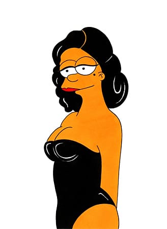So sexy: Marge Simpson als Dita Von Teese.
