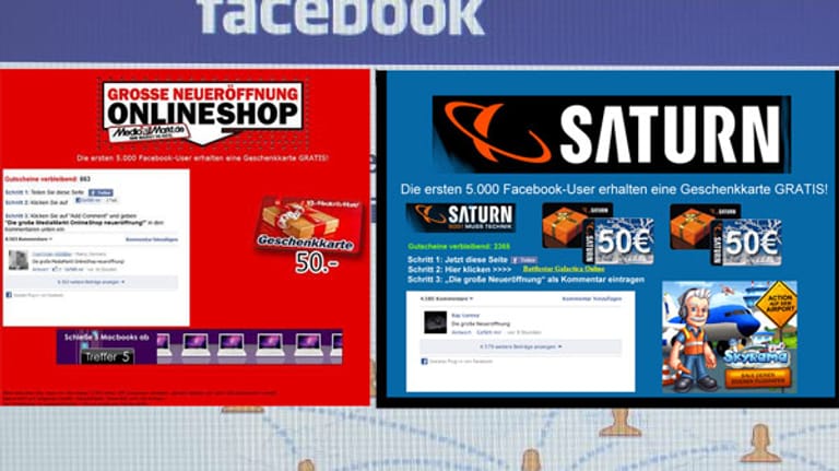 Falsche Gutscheine von Media Markt und Saturn auf Facebook.