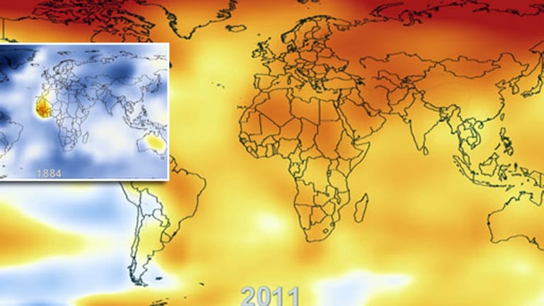 Die Temperatur der Erde stieg in den vergangenen Jahren immer schneller an