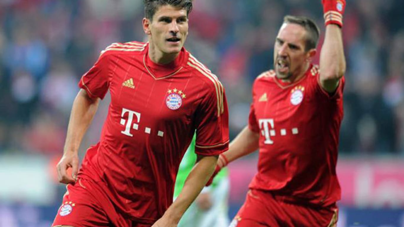 Die Bayern-Profis Mario Gomez (li.) und Franck Ribéry sind international heiß begehrt.