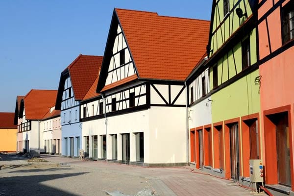 Im Shopping-Dorf "The Style Outlets" wird derzeit noch gebaut