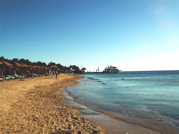 Direkt am schönen Sandstrand von Makadi Bay liegt das Hotel Sunrise Select Royal Makadi Resort. In unmittelbarer Nähe gibt es ein kleines Hausriff, das zum Schnorcheln einlädt.